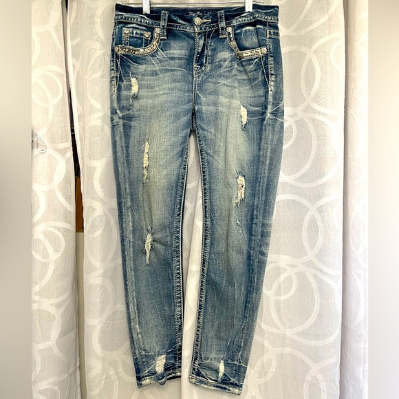 Miss Me Denim - Miss Me curvy ankle skinny jeans
